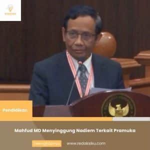 Mahfud MD Menyinggung Nadiem Terkait Pramuka