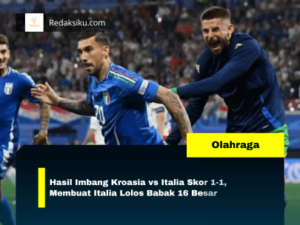 Hasil Imbang Kroasia vs Italia Skor 1-1, Membuat Italia Lolos Babak 16 Besar 1 Hasil Imbang Kroasia vs Italia Skor 1-1, Membuat Italia Lolos Babak 16 Besar