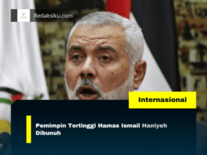 Pemimpin Tertinggi Hamas Ismail Haniyeh Dibunuh 1 Pemimpin Tertinggi Hamas Ismail Haniyeh Dibunuh
