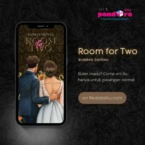 Ilustrasi Reivan dan Ishana dalam Room for Two Bab 2 karya Bumban Dafnah