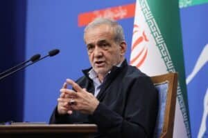 Presiden Iran Masoud Pezeshkian. (REUTERS)