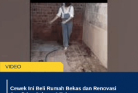 Cewek Ini Beli Rumah Bekas dan Renovasi Sendirian Selama 2 Tahun