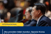 Jika presiden tidak mundur, Oposisi Korea Selatan akan memulai pemakzulan