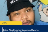 Fakta Fico Fachriza Meminjam Uang ke Rekan Artis Diklarifikasi