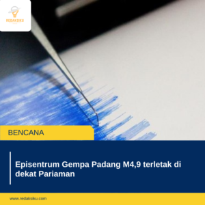 Episentrum Gempa Padang M4,9 terletak di dekat Pariaman 1 Episentrum Gempa Padang M4,9 terletak di dekat Pariaman