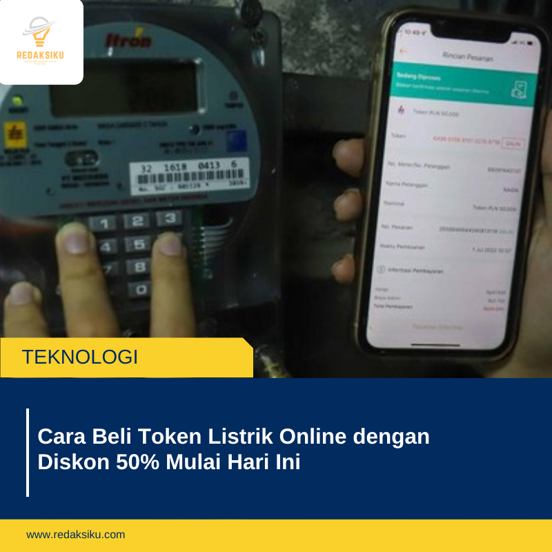 Cara Beli Token Listrik Online dengan Diskon 50% Mulai Hari Ini