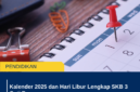 Kalender 2025 dan Hari Libur Lengkap SKB 3 Cuti Bersama