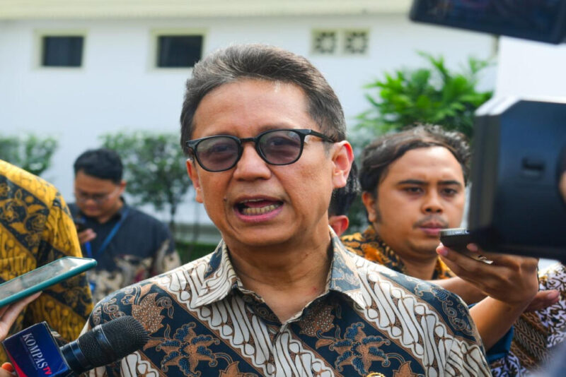 Menteri Kesehatan Budi Gunadi Sadikin usai bertemu Presiden Prabowo Subianto di Istana Merdeka, Rabu (5/2/2025), bahas soal program cek kesehatan gratis. (Foto: ksp.go.id)