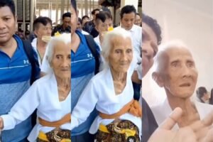 Viral! Nenek 92 Tahun Diseret ke Pengadilan dalam Dugaan Manipulasi Keturunan untuk Rebut Tanah Warisan di Denpasar 1 Nenek 92 tahun disidang bersama 16 orang lainnya dalam kasus pemalsuan silsilah keluarga warisan di Bali. (Foto: Tangkap layar Instagram @infomediaklungkung)
