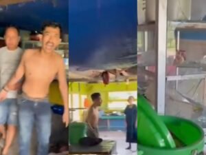 Pria di Makassar viral usai mengamuk dan menghancurkan warung ibunya sendiri gara-gara tak diberi uang untuk beli iPhone. (Foto: X @Heraloebss)