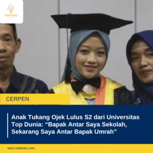 Anak Tukang Ojek Lulus S2 dari Universitas Top Dunia: Bapak Antar Saya Sekolah, Sekarang Saya Antar Bapak Umrah 1 Anak Tukang Ojek Lulus S2 dari Universitas Top Dunia: Bapak Antar Saya Sekolah, Sekarang Saya Antar Bapak Umrah