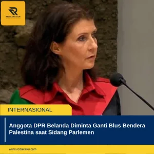 Anggota DPR Belanda Diminta Ganti Blus Bendera Palestina saat Sidang Parlemen 1 Anggota DPR Belanda Diminta Ganti Blus Bendera Palestina saat Sidang Parlemen