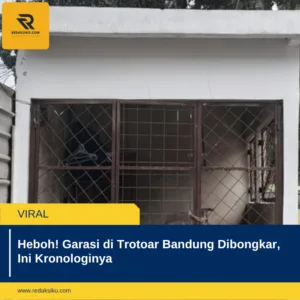 Heboh! Garasi di Trotoar Bandung Dibongkar, Ini Kronologinya 1 Heboh! Garasi di Trotoar Bandung Dibongkar, Ini Kronologinya
