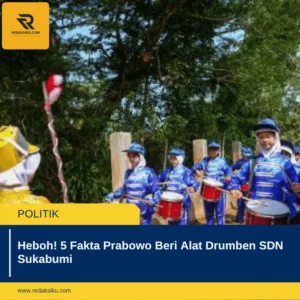 Heboh! 5 Fakta Prabowo Beri Alat Drumben SDN Sukabumi